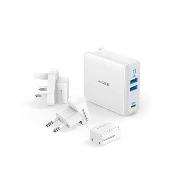 ANKER POWERPORT III 3-PORTS 65W WHITE
