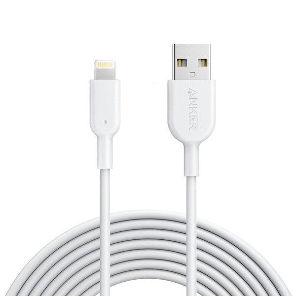ANKER POWERLINE II LIGHTNING 10FT WHITE
