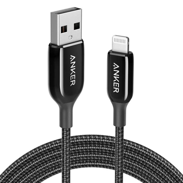 ANKER POWERLINE+III WITH LIGHTNING CONNECTOR 6FT SILVER