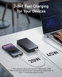 Anker 537 Powercore 24000 MAH PD 65W Black