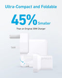 Anker 323 Charger 33W 3ft C-L bundle White