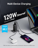 Anker 737 Powerport lll 120W 2C 1A PD GANPRIME Black