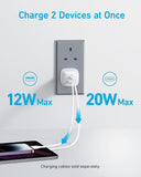 Anker 323 Charger 33W 3ft C-L bundle White