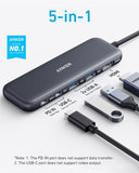 Anker Powerexpand+ 332 Usb-C Hub 5-In-1 Black