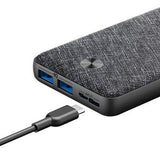 ANKER POWERCORE SLIM 10000 FABRIC BLACK
