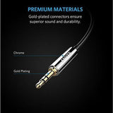 ANKER 3.5 MALE TO MALE AUDIO CABLE BLACK