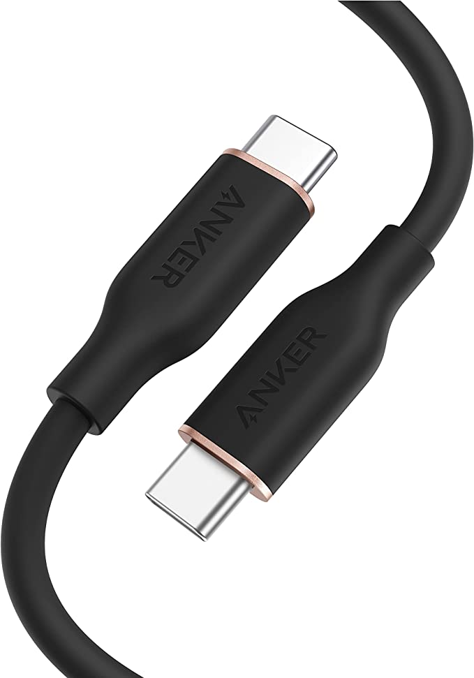 Anker Powerline Lll Flow Usb-C To Usb-C 100W Cable 3Ft Black