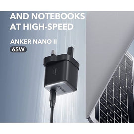Anker Nano II 65W USB-C Wall Charger Black