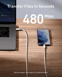 ANKER POWERLINE III USB-C TO USB-C 100W 2.0 CABLE 6FT