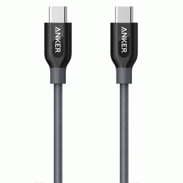 ANKER POWERLINE+USB-C TO USB-C 2.0 3FT WITH POUCH GRAY