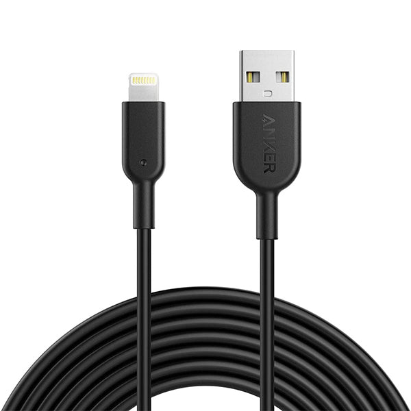 ANKER POWERLINE+II WITH LIGHTNING CONNECTOR 10FT BLACK