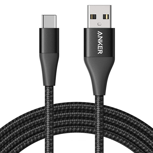 POWERLINE+II USB-C TO USB-A 2.0 CABLE 3FT BLACK