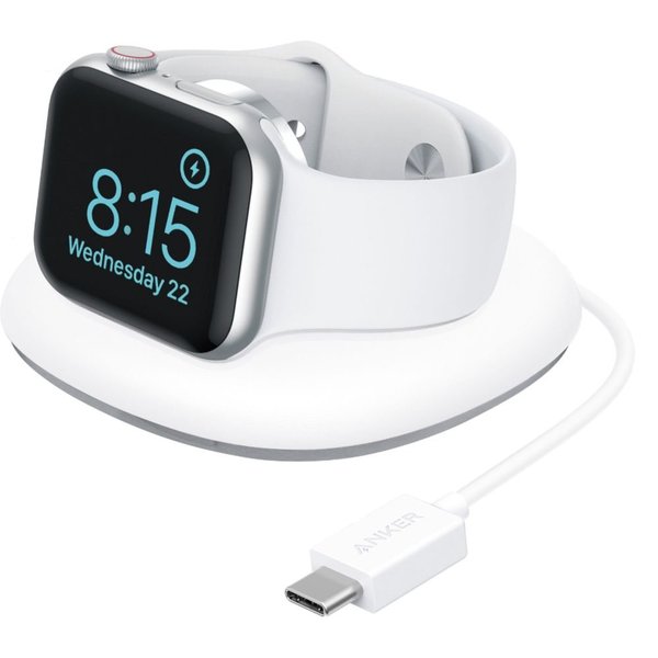 ANKER APPLE WATCH FOLDABLE CHARGING PAD USB-C 4FT WHITE