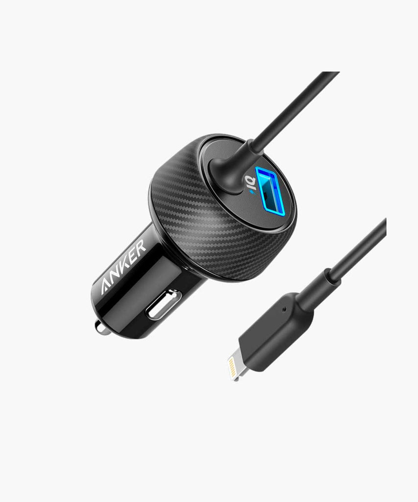 ANKER POWERDRIVE 2 ELITE WITH LIGHTNING CONNECTOR UN BLACK