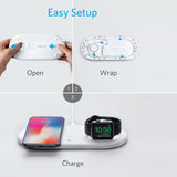 ANKER POWERWAVE+PAD WITH WATCH HOLDER & QUICK CHARGE 3.0 BK