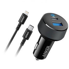 POWERDRIVE CLASSIC PD 2 WITH C TO LIGHTNING CABLE BLACK